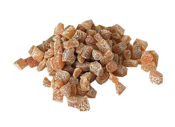 DICED DRIED APRICOTS 10×10 mm